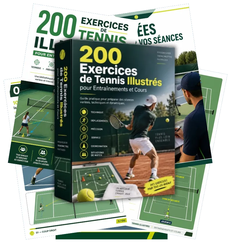 200 Exercices de Tennis Illustrés pour Vos Entraînements et Vos Cours